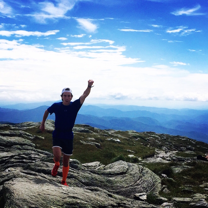 Jake Brown: "Finished my biggest volume week of the year with a mini-training camp around Mount Mansfield with college teammate Liam John. This was the last summit of the last over-distance." (Courtesy photo)