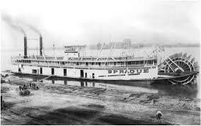 paddlewheel steamboat