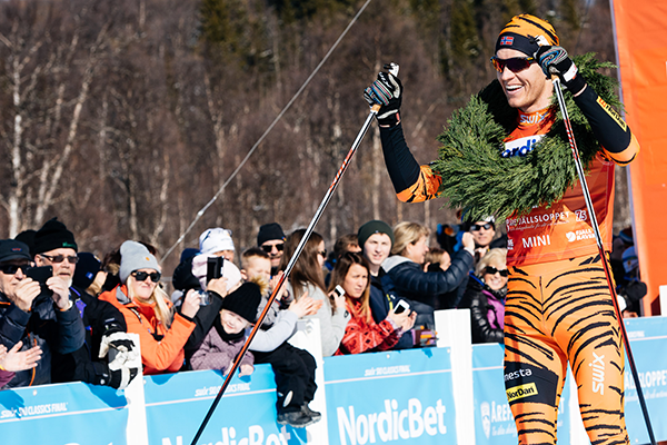 Two-time defending Ski Classics champion Petter Eliassen, of Team LeasePlan. (Photo: Visma Ski Classics)