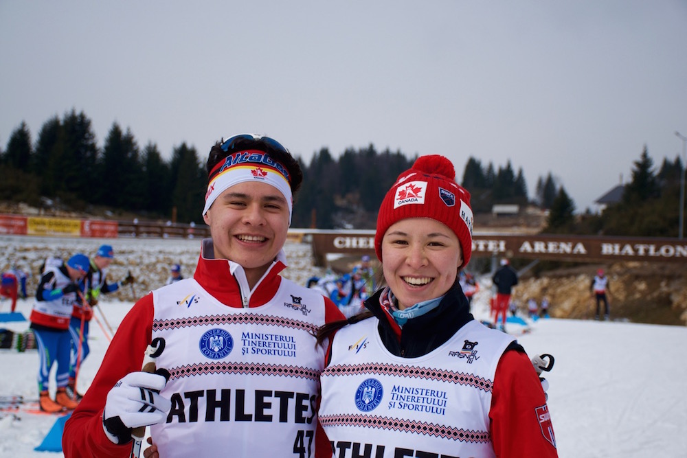 Jenn Jackson (r) and her brother Ryan Jackson at 2016 Junior/U23 World Championships in Rasnov, Romania. Both qualified to represent Canada again at this year's Junior/U23 World Championships in Midway, Utah. (Courtesy photo)