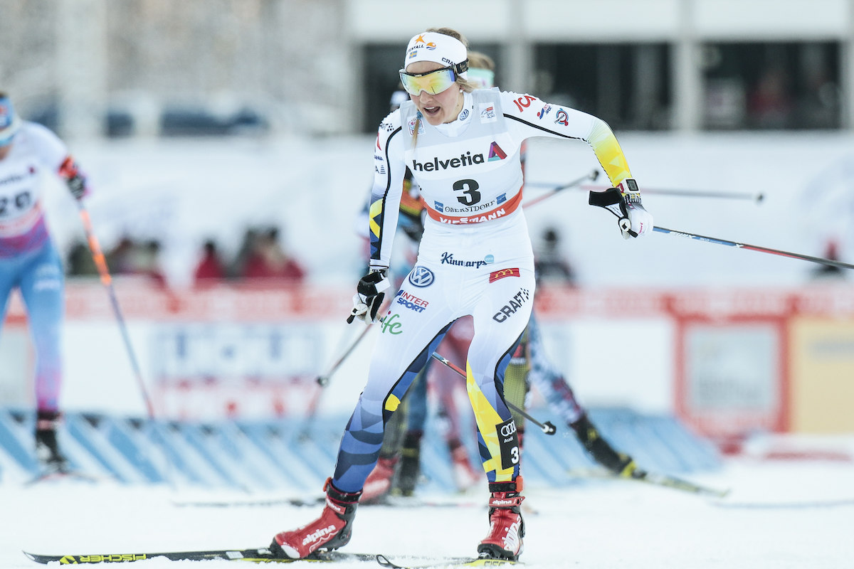 Stina Nilsson going for the win. (Photo: Fischer/NordicFocus)