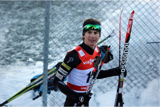 American Tucker Hoefler at a Nordic Combined Youth Cup last year in Trondheim, Norway. (Photo: Paul Loomis)