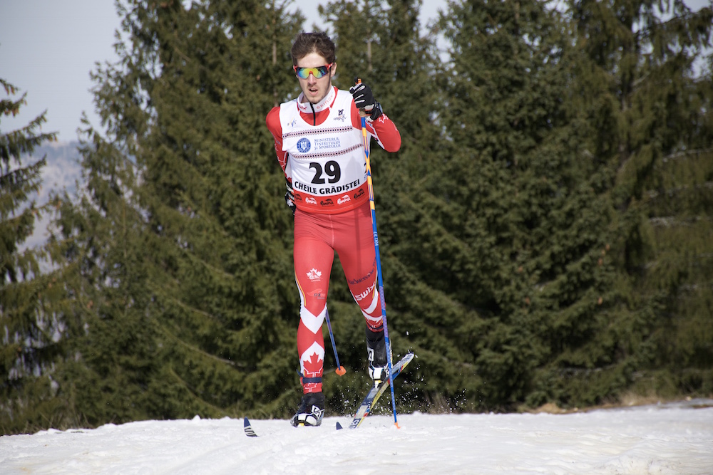 Canada's Philippe Boucher racing at last year's Junior World Championships in Rasnov, Romania. (Courtesy photo)