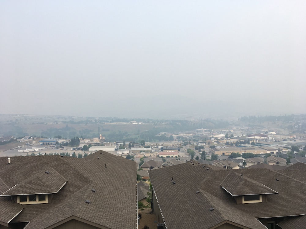 Air Quality Health Index 5 in Vernon. BC (Photo: Gerry Furseth)