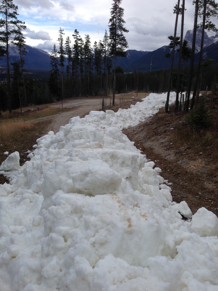 Canmore has started building Frozen Thunder for 2017. This is what it looks like with five days to go. (Courtesy photo)