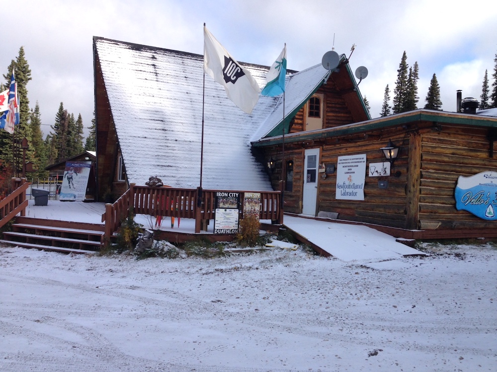On October 12th, there wasn't much snow at the day lodge. This will change. (Photo: Gerry Rideout)