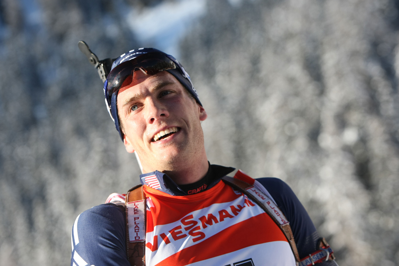Burke Moves up to 11th in Antholz Pursuit