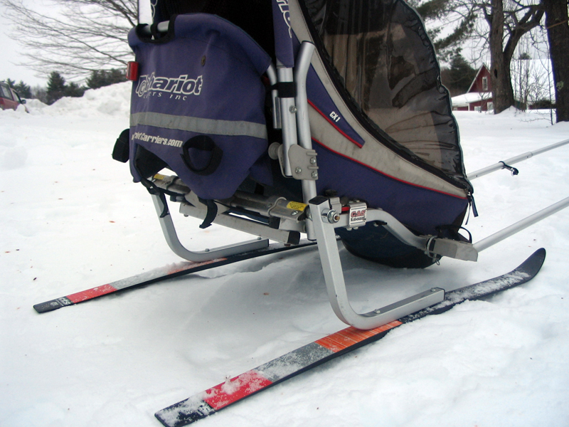 thule chariot cougar 1 ski kit