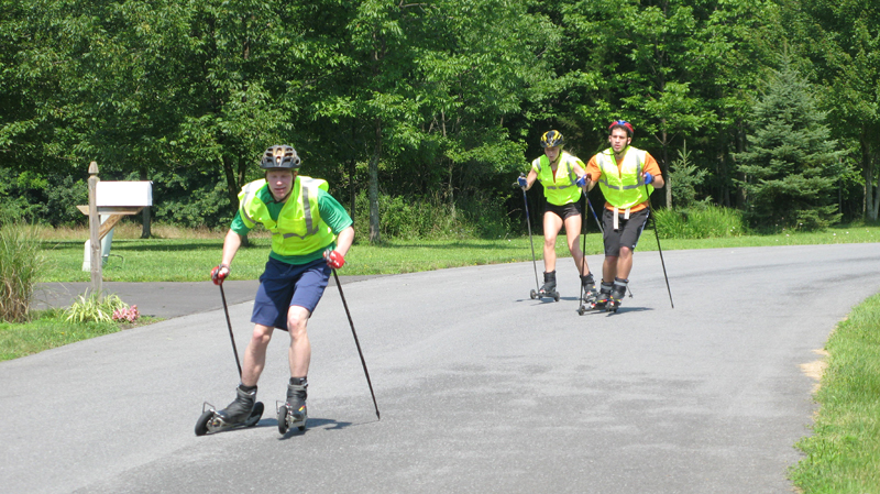 Eager Skiers Take on New Paltz, New York Camp