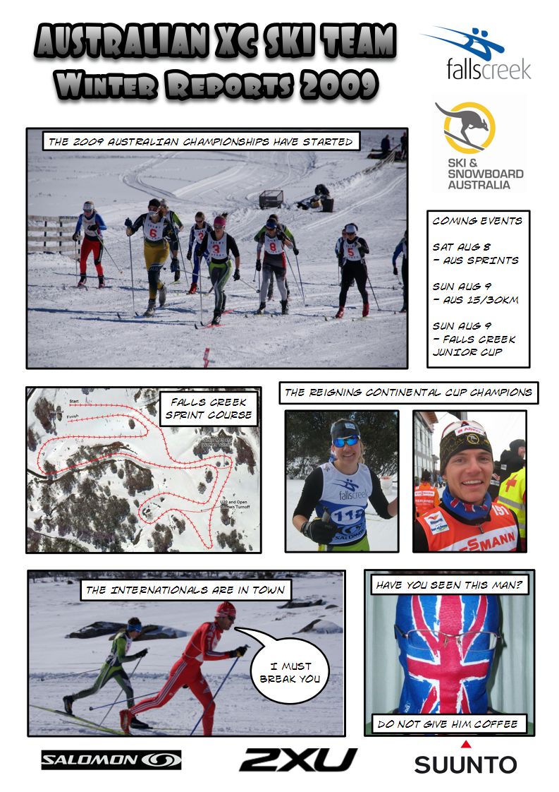 Australian National Team Reports on the Winter Down South
