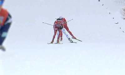 Northug Wins Tour Stage 5 in Final Sprint