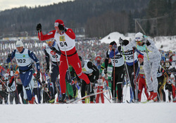 Santus and Jenny Hansson lead FIS Marathon Cup after Vasaloppet