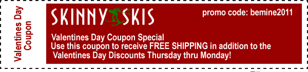 Valentines Day Coupon from Skinny Skis
