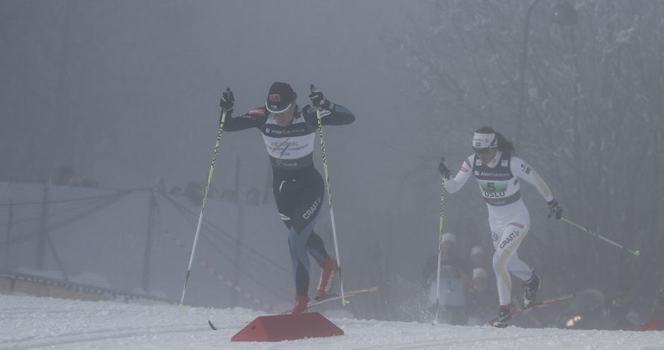 Bjoergen “Takes the Flag” as Norway Wins 4x5km Relay