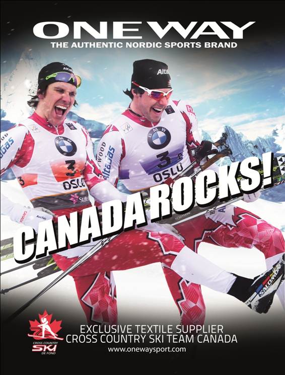 Canada’s Cross-Country Skiers to Suit up with ONE WAY on Track to the Podium