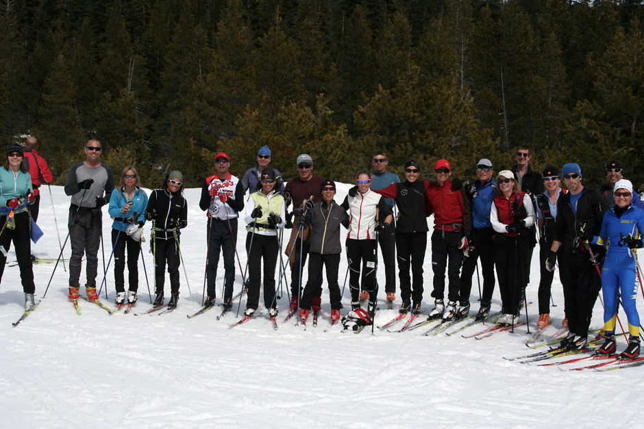 Nordic Olympians Clinic Local Skiers