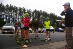 Women's TT start Lake Placid camp
