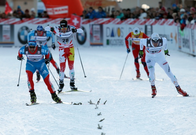 Petukhov Edges Swedes For Sprint Gold in Davos