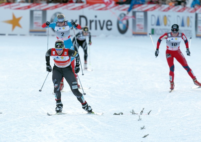 Randall Wins Skate Sprint In Davos, Ending Bjoergen’s Streak
