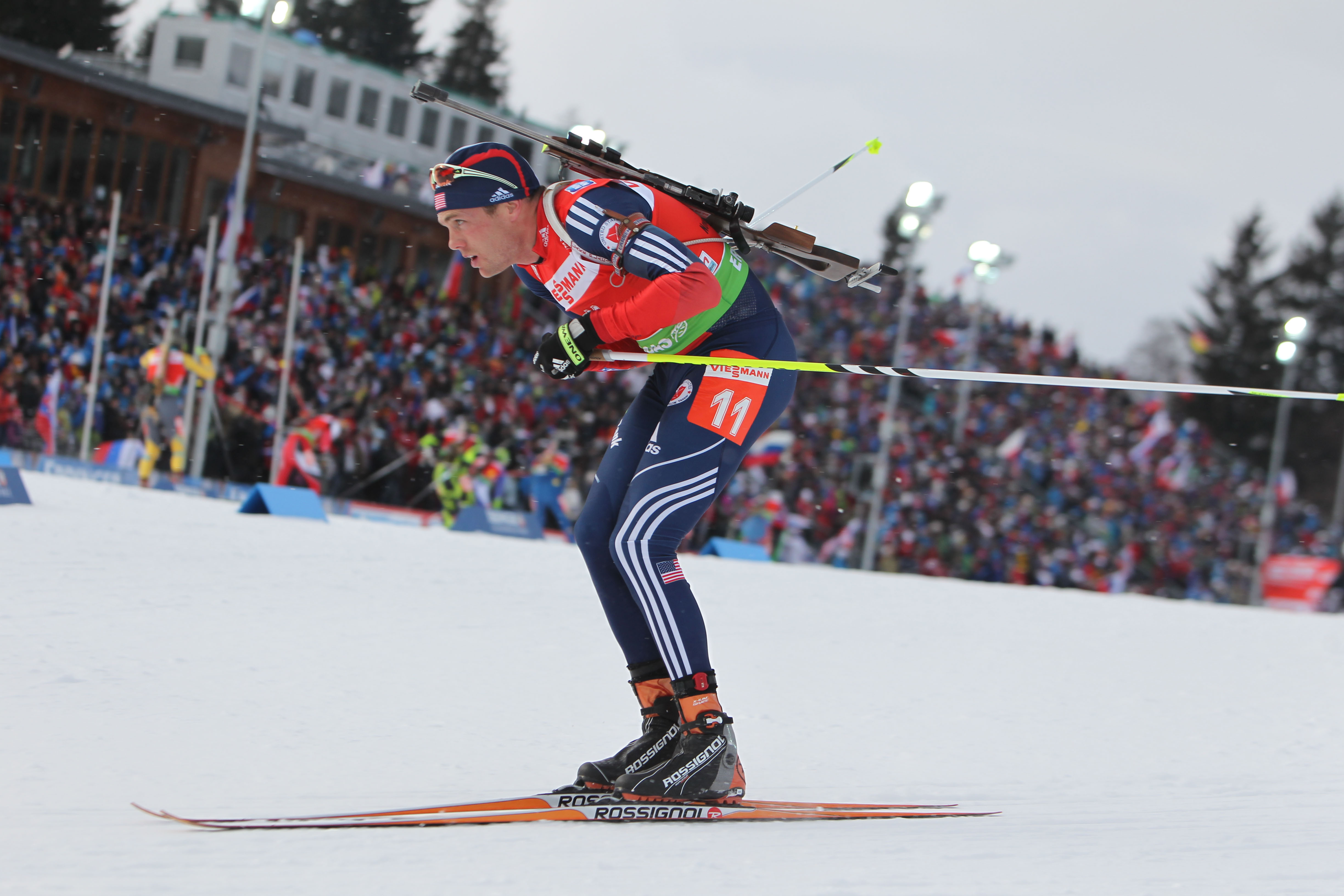American Men Unable to Capitalize on Sprint Success, Burke Leads with 16th in Nove Mesto Pursuit