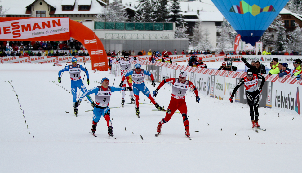 Morilov Waits, Then Pounces for Skate Sprint Win in TDS Stage 6 in Toblach