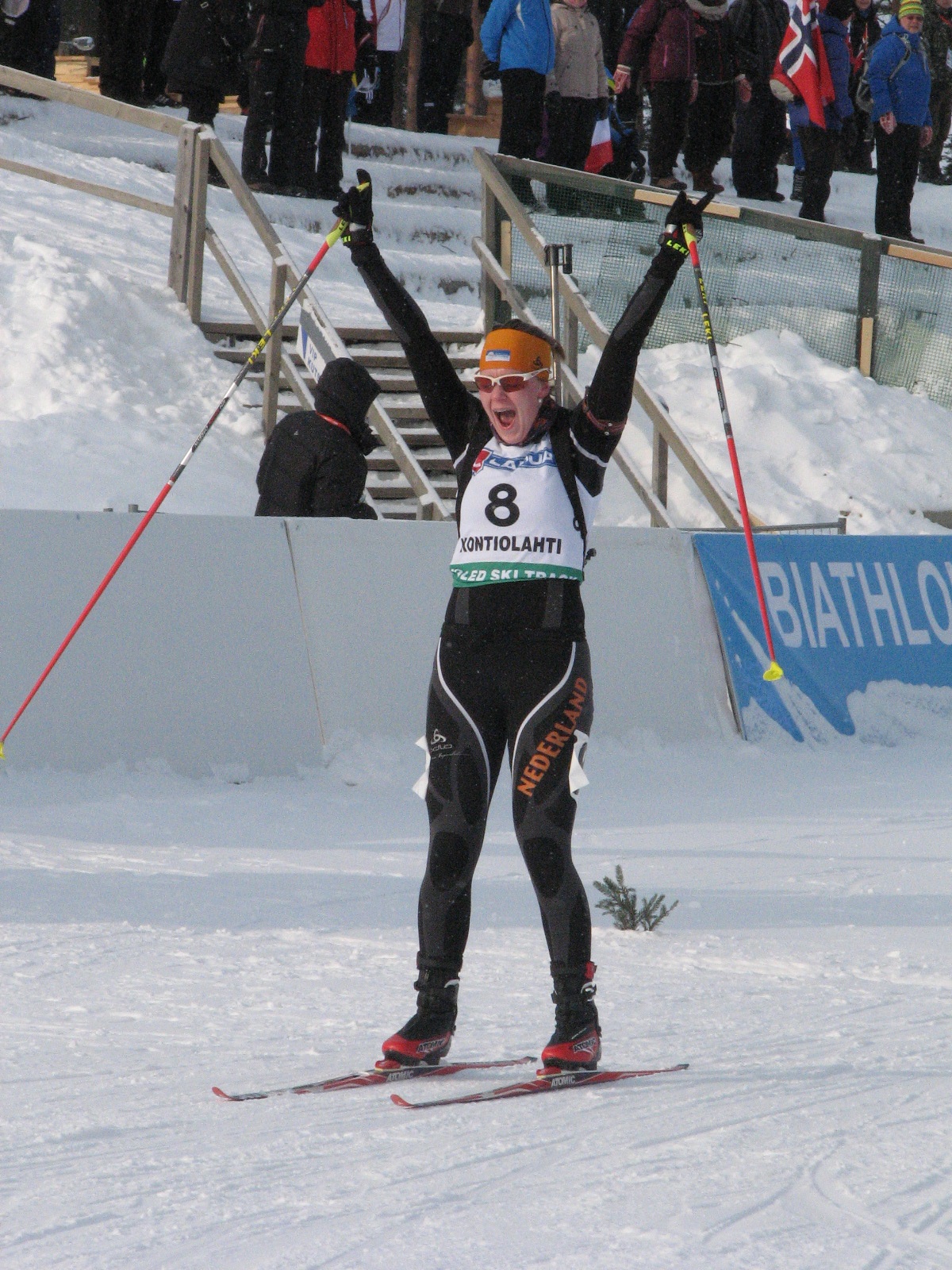 Gaim, Sloof Come From Behind for Women’s Pursuit Titles at Biathlon World Juniors