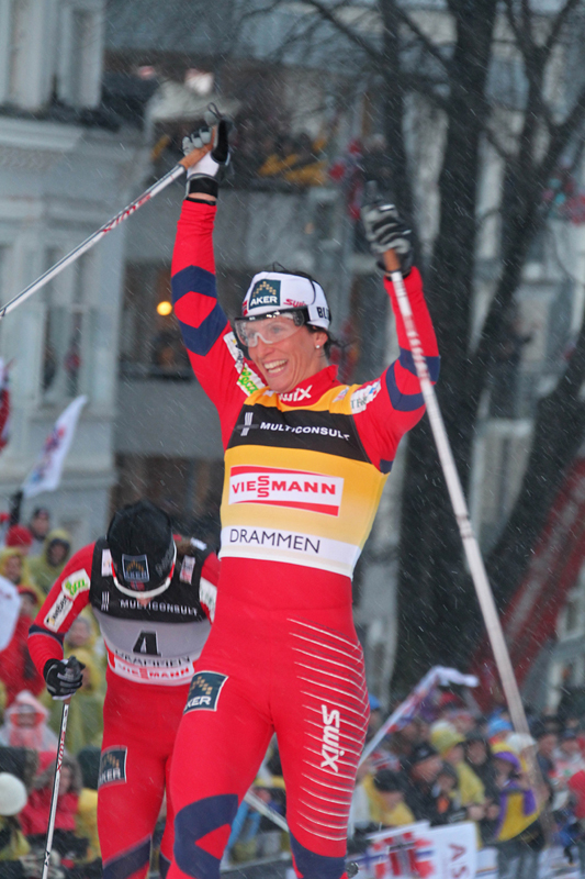 Bjørgen Leads as Norway Packs Podium in Drammen