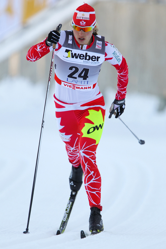 Gaiazova and Valjas Lead Canadians in Lahti, Kershaw and Harvey out Early