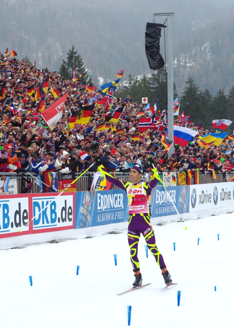 Will He Or Won’t He? In The End, He Does: Fourcade Turns Sprint Gold Into Second Pursuit Title