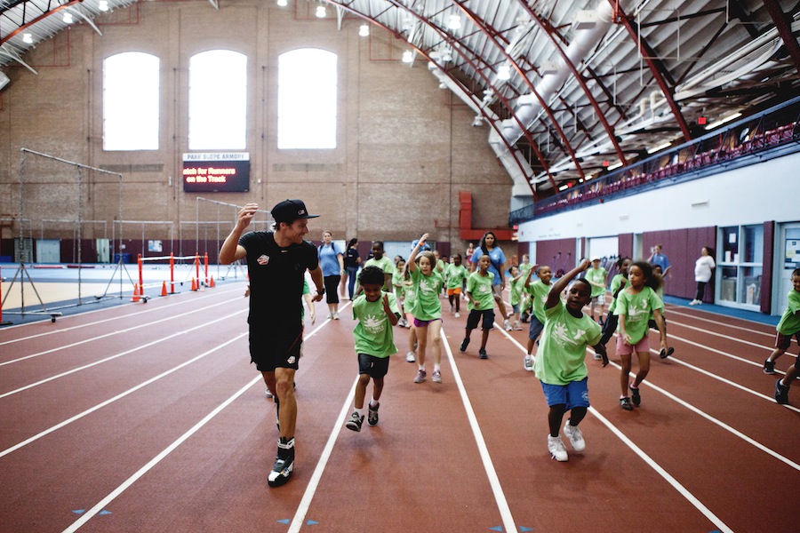 Newell and Diggins Talk Skiing, Fitness And Olympics With YMCA Summer Camp Kids In Brooklyn