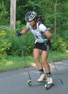 Continuing a Summer Tradition, Lanny Barnes Picks Up Two Rollerski Biathlon Titles in Jericho