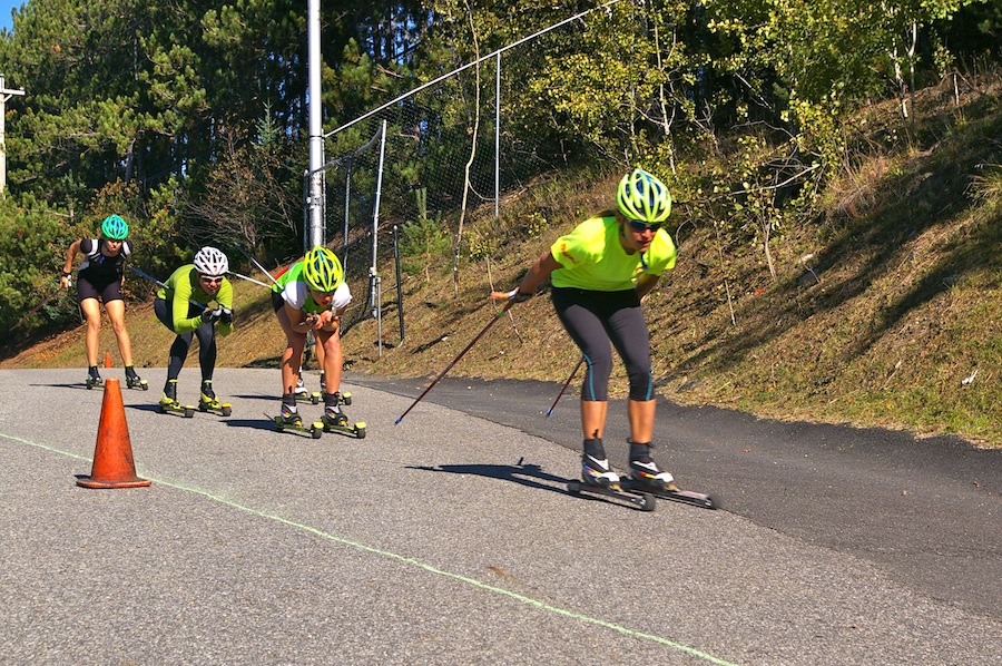 Caldwell, Newell Stay Ahead in USST Camp Rollerski Sprints (Updated)