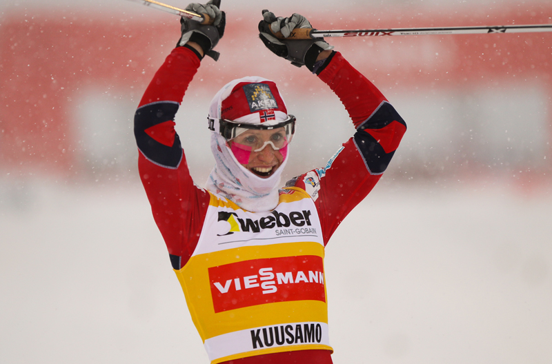 Bjørgen Busts Through Snowy Tracks to Complete Kuusamo Sweep