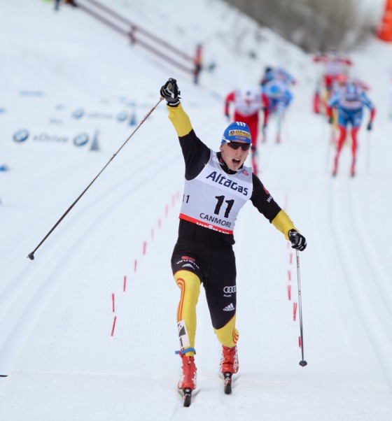 Tscharnke Motors to First World Cup Victory, Leads Germans in Canmore