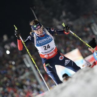 Domracheva’s Late Charge Can’t Catch Gossner in Ruhpolding Sprint; Cook Career-Best 26th