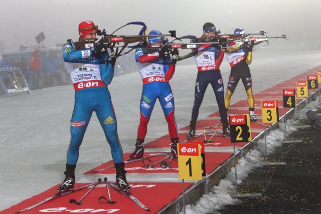 After Bjørndalen’s Brilliance and Svendsen’s Spare Rounds, Russia Bests Norway in Oberhof Relay