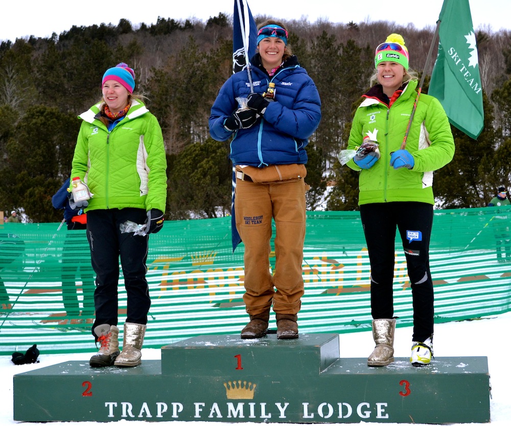 Back from Europe, Championship Skiers Shake Up Results at UVM Carnival
