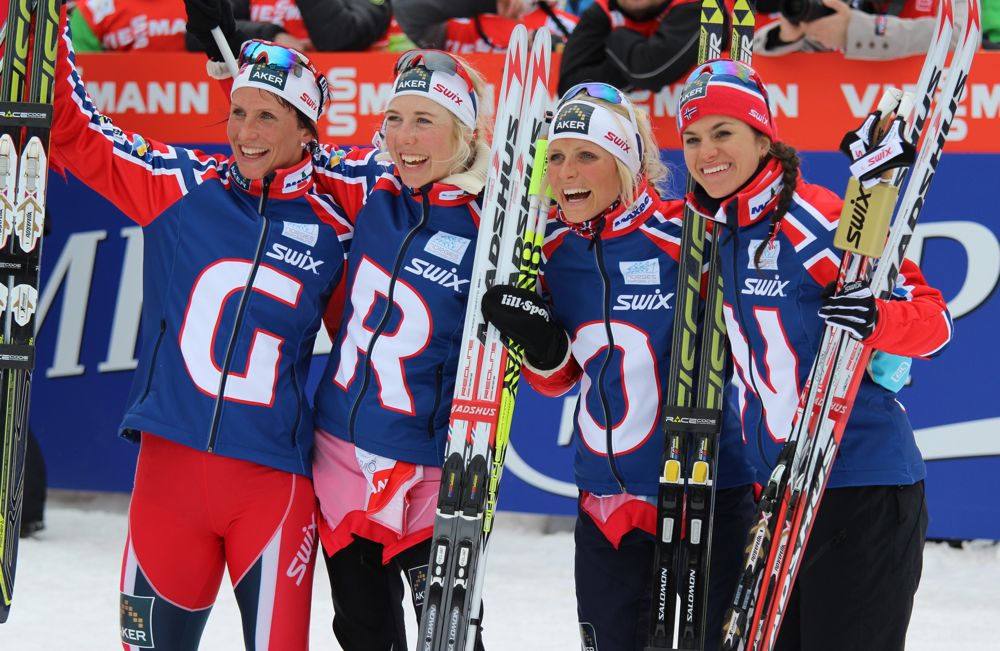 Photo Gallery: World Championships Women’s 4×5 k