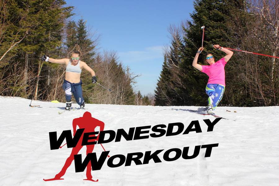 Wednesday Workout: Hill Climbing and Norpining with the Middlebury Ski Team