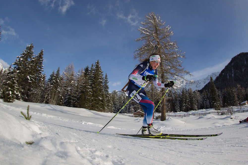 Sunny Skies, Thin Air in Antholz Brings Out Season-Best Eighth for Dunklee, Win for Domracheva