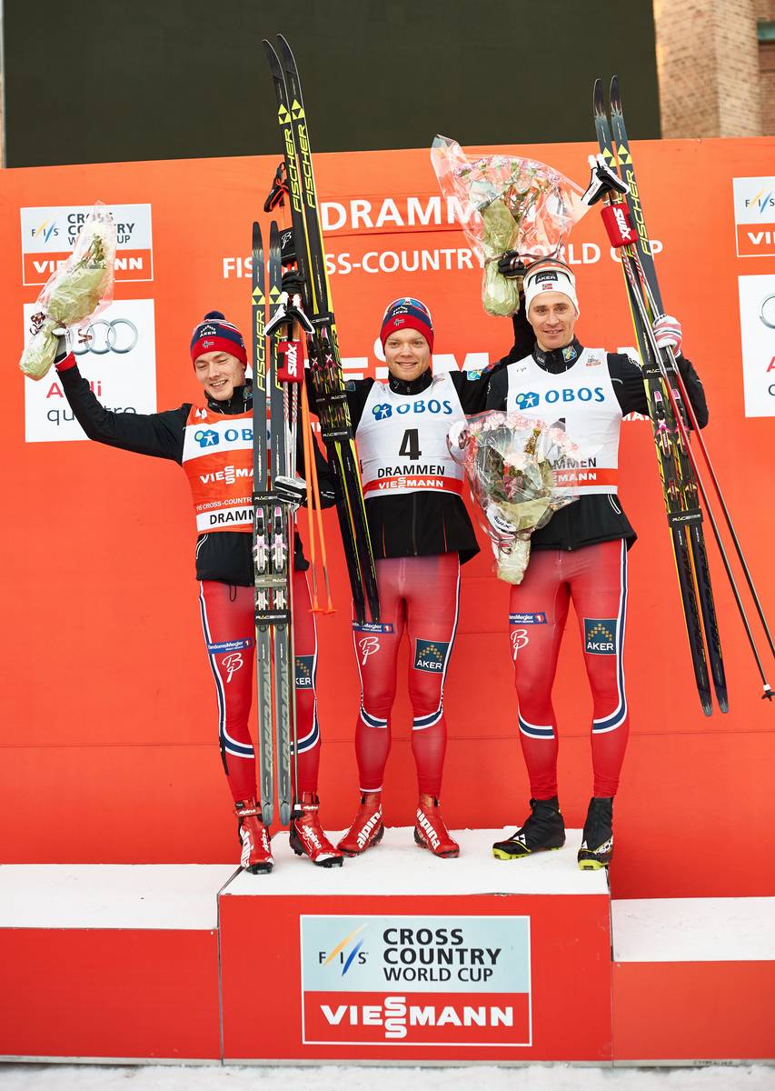 Brandsdal Rolls to Drammen Classic-Sprint Win, But Krogh Takes Overall Sprint Globe
