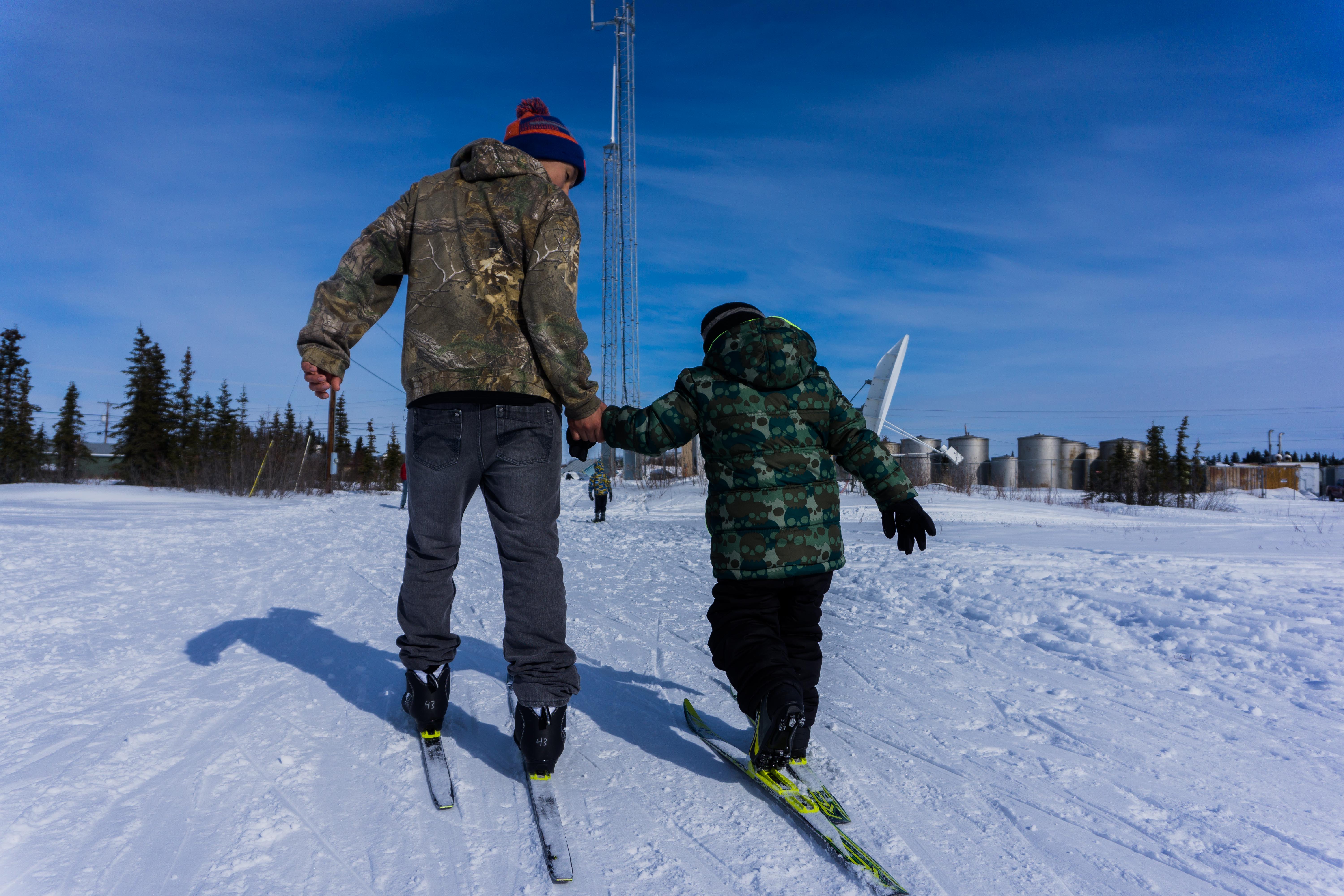 Learning While Teaching Skiing with NANANordic in Northwest Alaska