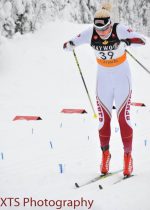 Denver U and Finland's Jasmi Joensuu powers to a 17th place qualification. (Photo: XTS Photography)