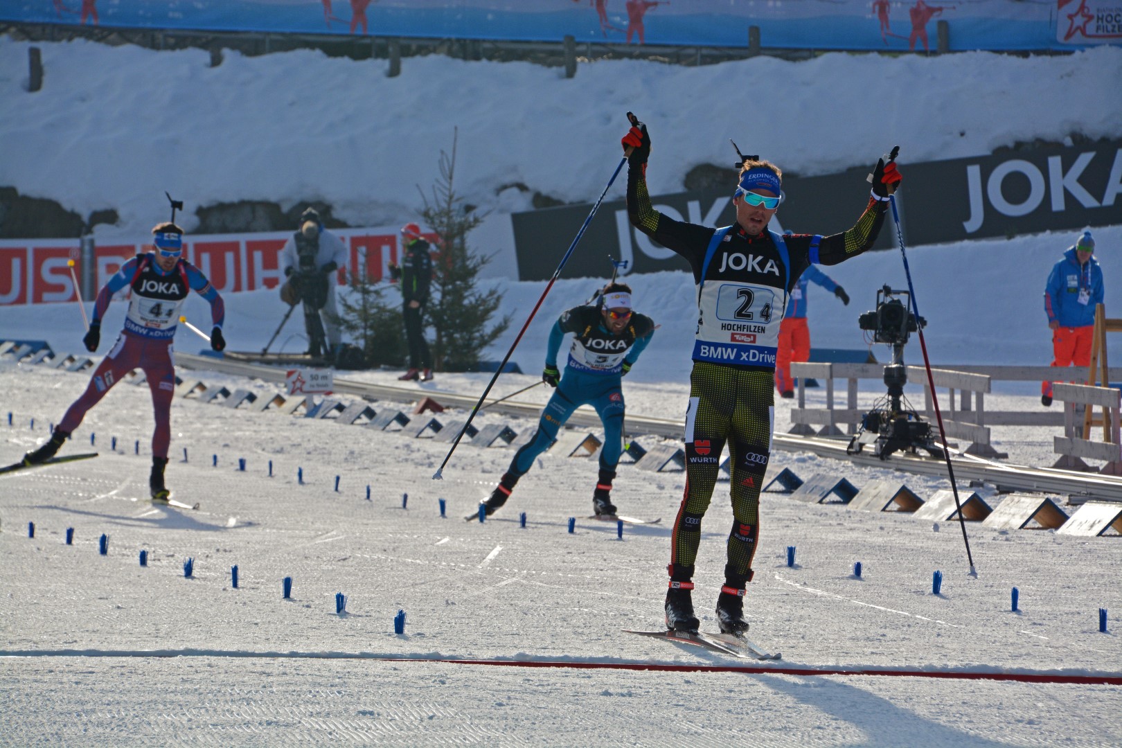 Germany Wins First Gold of IBU World Champs; France and Russia Steal Mixed-Relay Show