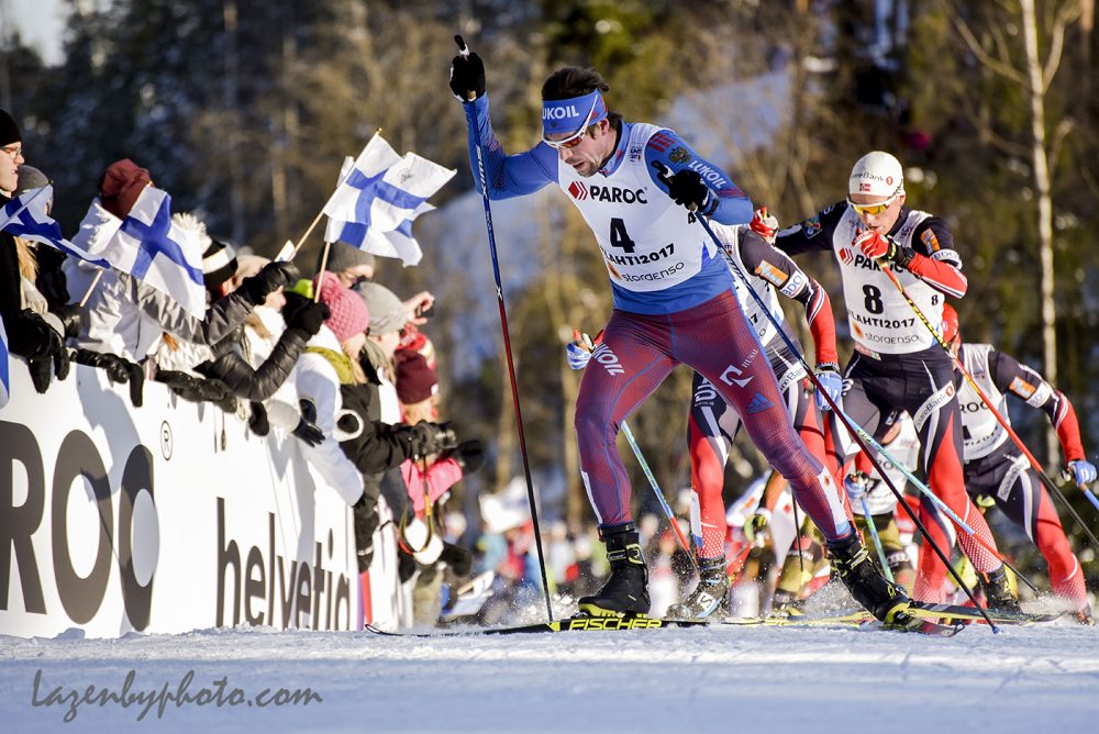 Sundby Stumbles, Ustiugov Surges to Win Lahti Skiathlon; Harvey 5th
