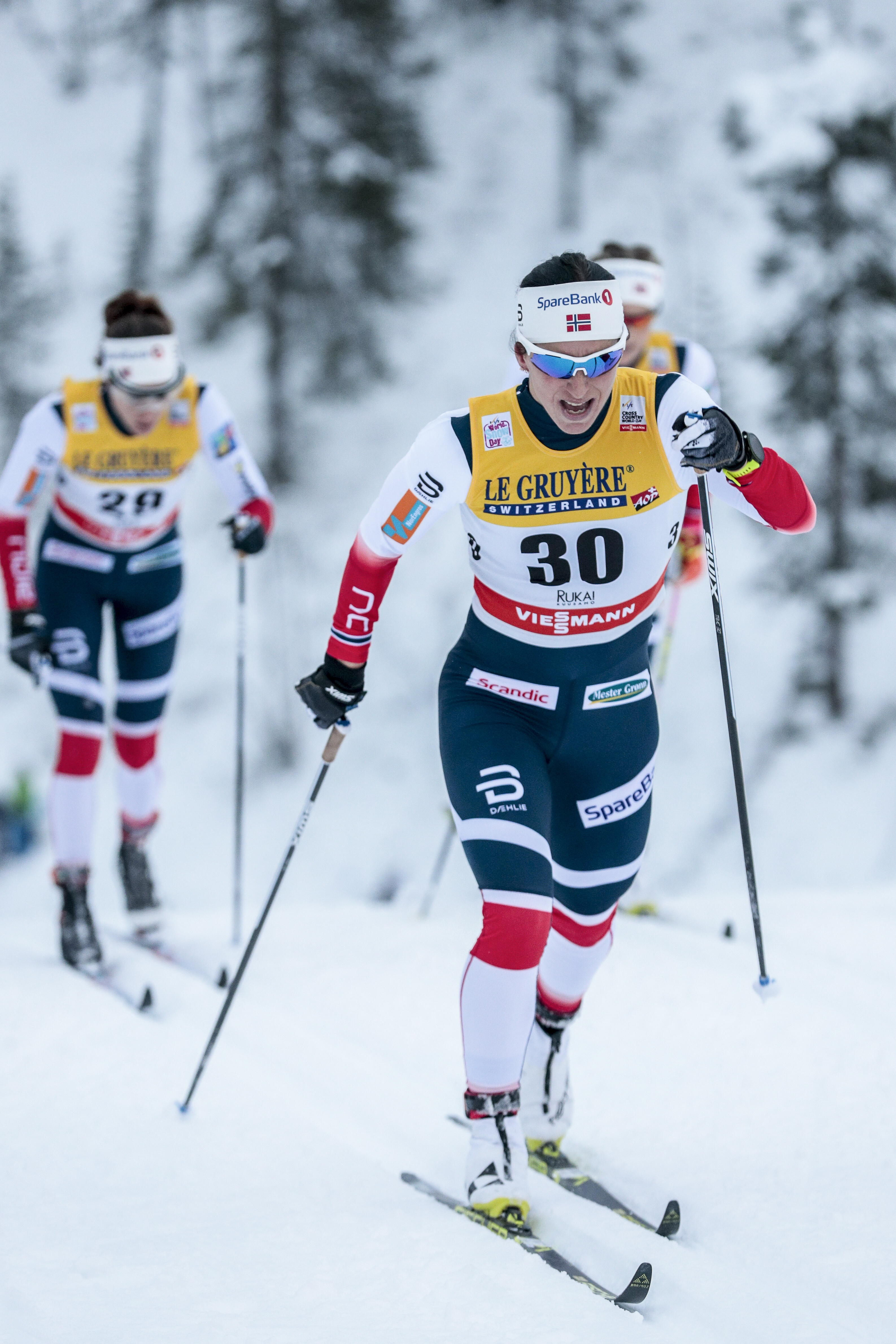 ‘You Just Had to Bite Your Teeth Together,’ Bjørgen Wins Challenging Ruka 10 k; Diggins 10th
