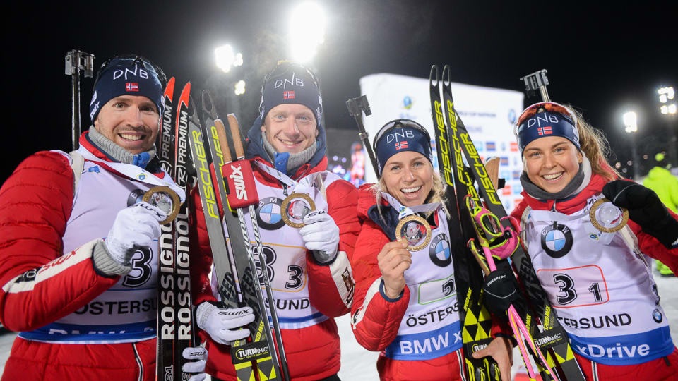 Norway’s Mixed Relay Wins Again in Östersund; Canada 15th, U.S. 21st