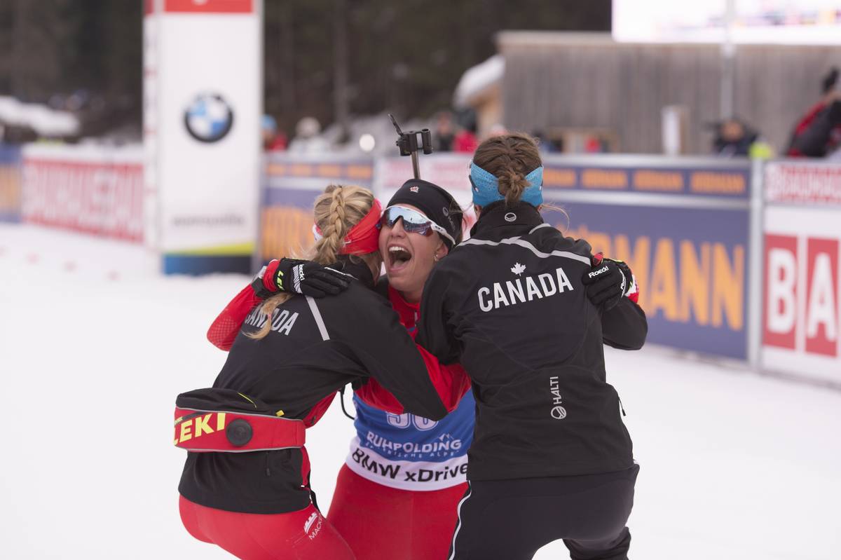 With ‘Biathlon Family’ Behind Her, Crawford Third in Ruhpolding 15 k