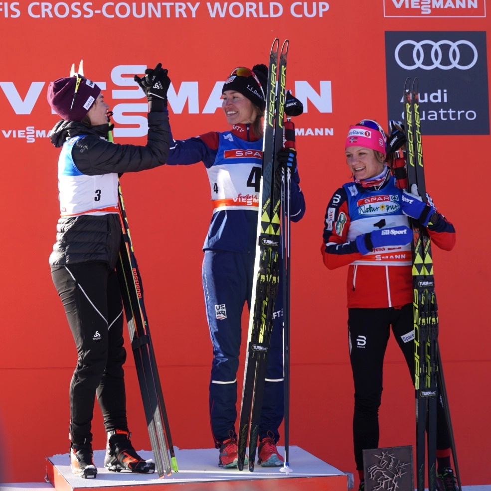 Tied for First, Caldwell and van der Graaf Share Seefeld Sprint Win