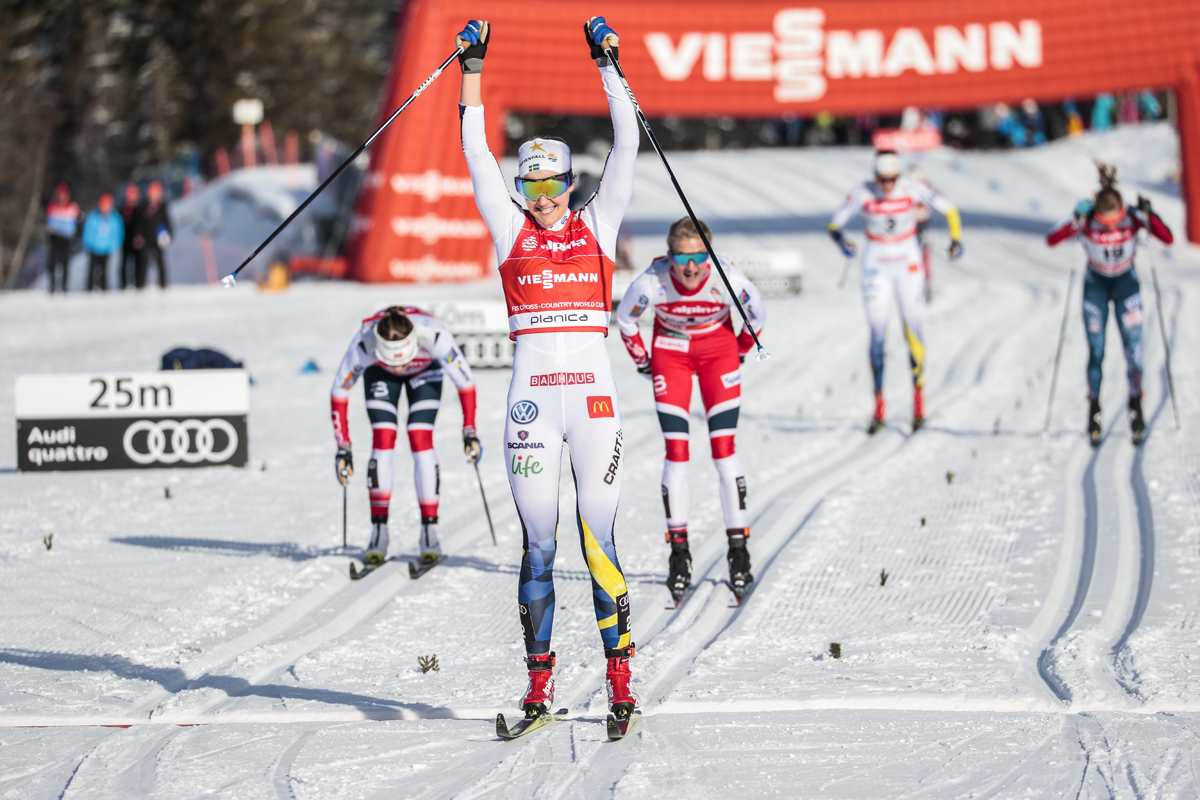 Nilsson Nabs Another Sprint Title in Planica; Diggins 4th, Caldwell 9th